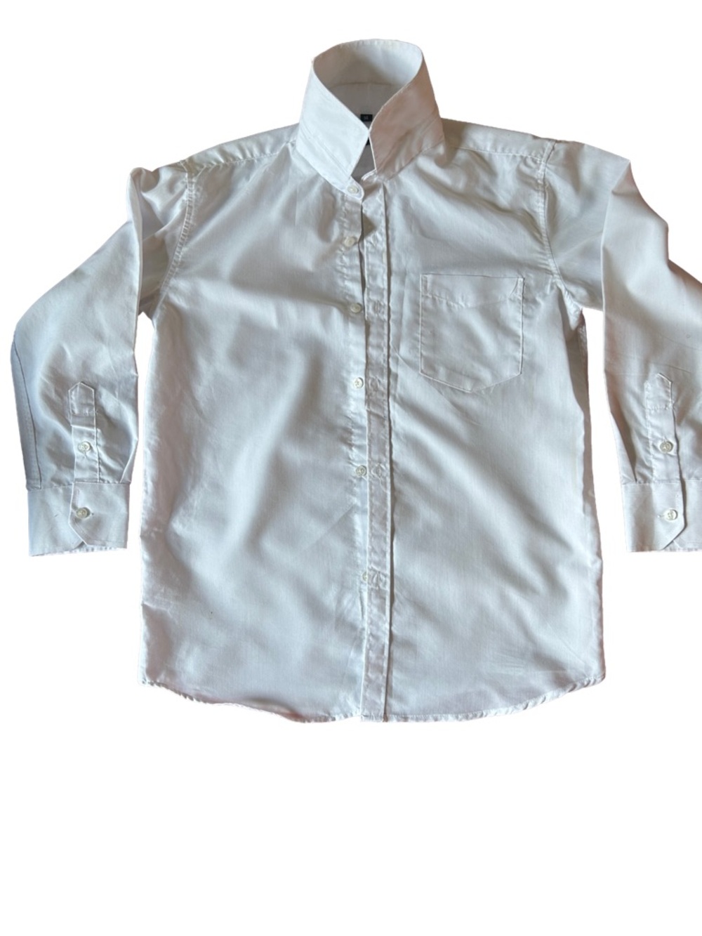 Men's Classic White Button-Down Shirt